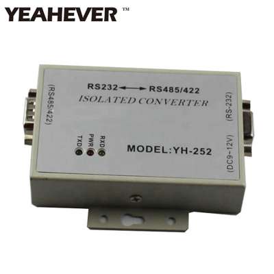 RS 232 or RS422 or RS485 optical isolated interface converter software and equipment